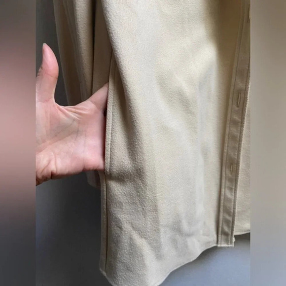 PGD from Plenty cream colour thick cotton oversized shacket Sz L - Picture 5 of 8